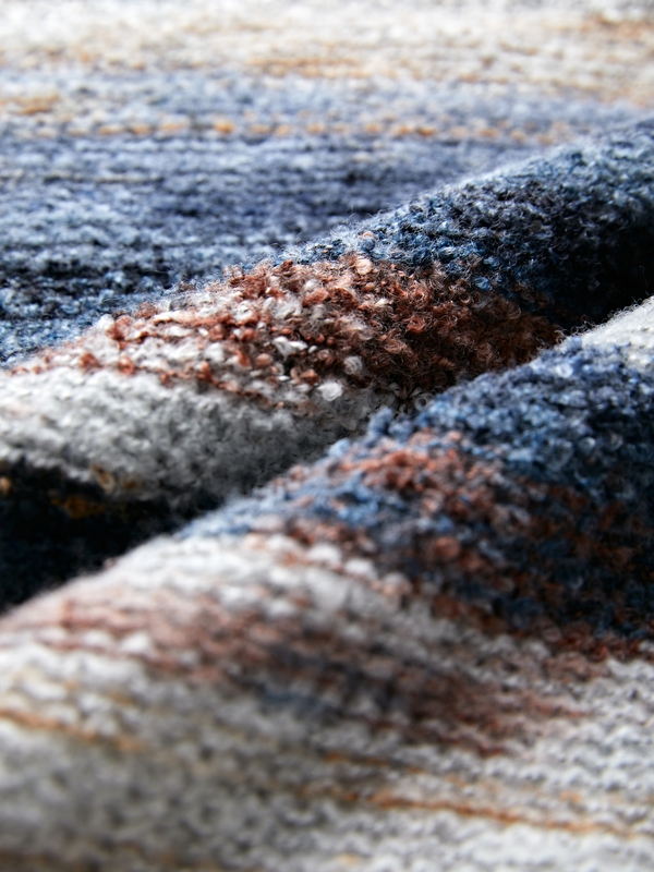 Strickpullover mit kontrastfarbenen Streifen für Herren-6