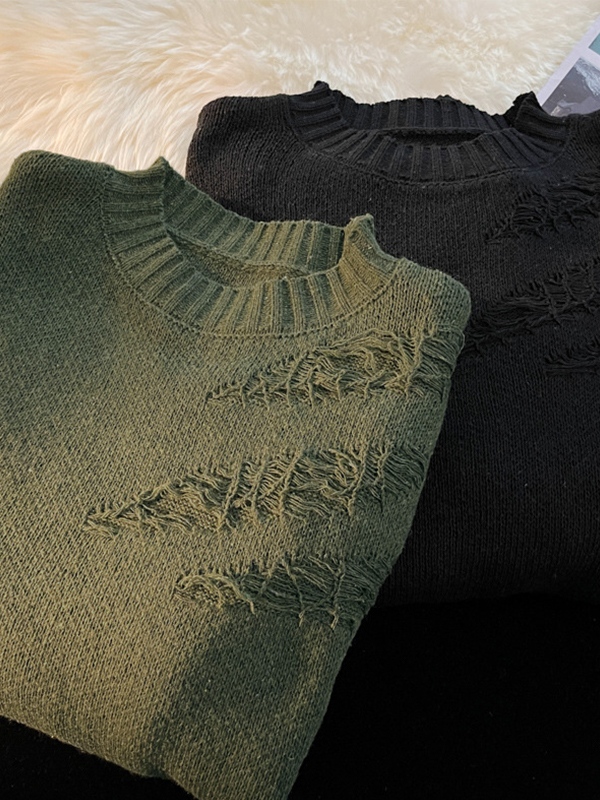 Distressed-Pullover für Herren-4