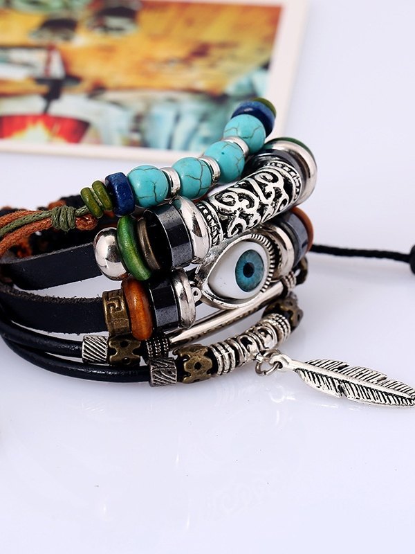 Vintage ethnische mehrschichtige Armband-2